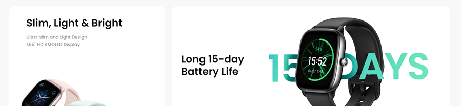 Xiaomi Amazfit GTS 4 Mini (Blue)